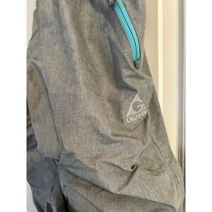 VGUC Kid's Gerry Snow Bibs Gray/Aqua Adjustable Straps Size 5/6 XS